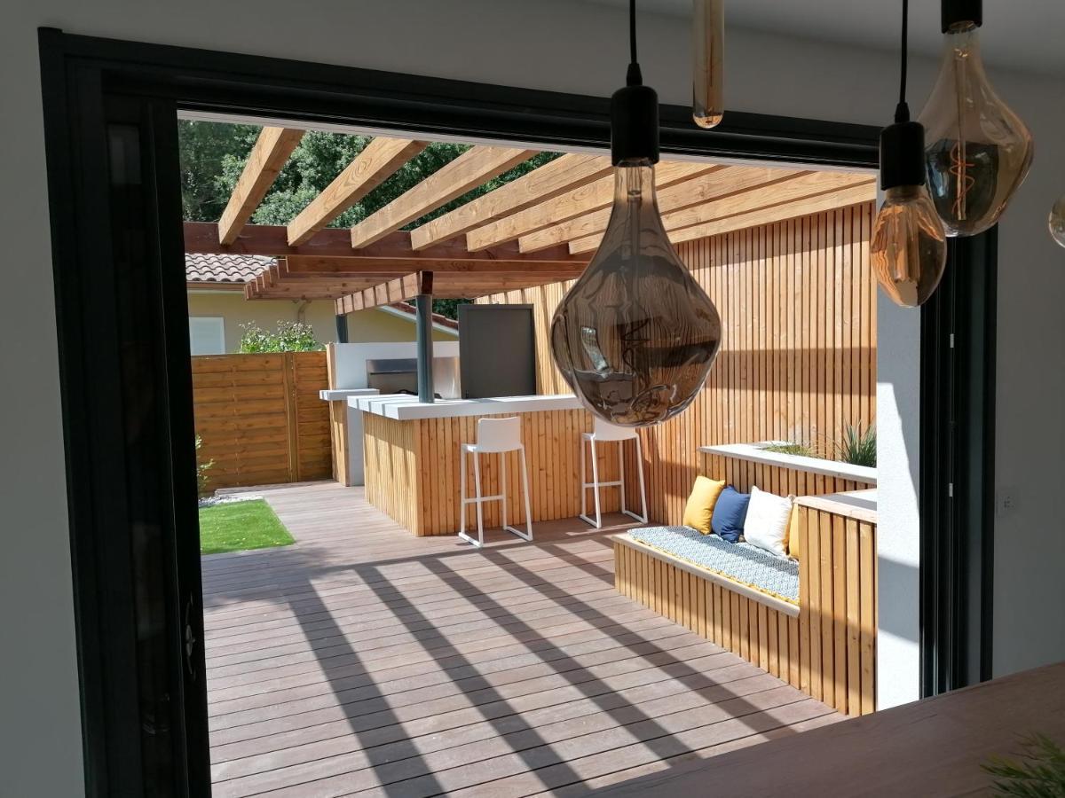 La Villa Ocean Avec Spa Et Piscine - Les Gites De Camparan Labenne Bagian luar foto